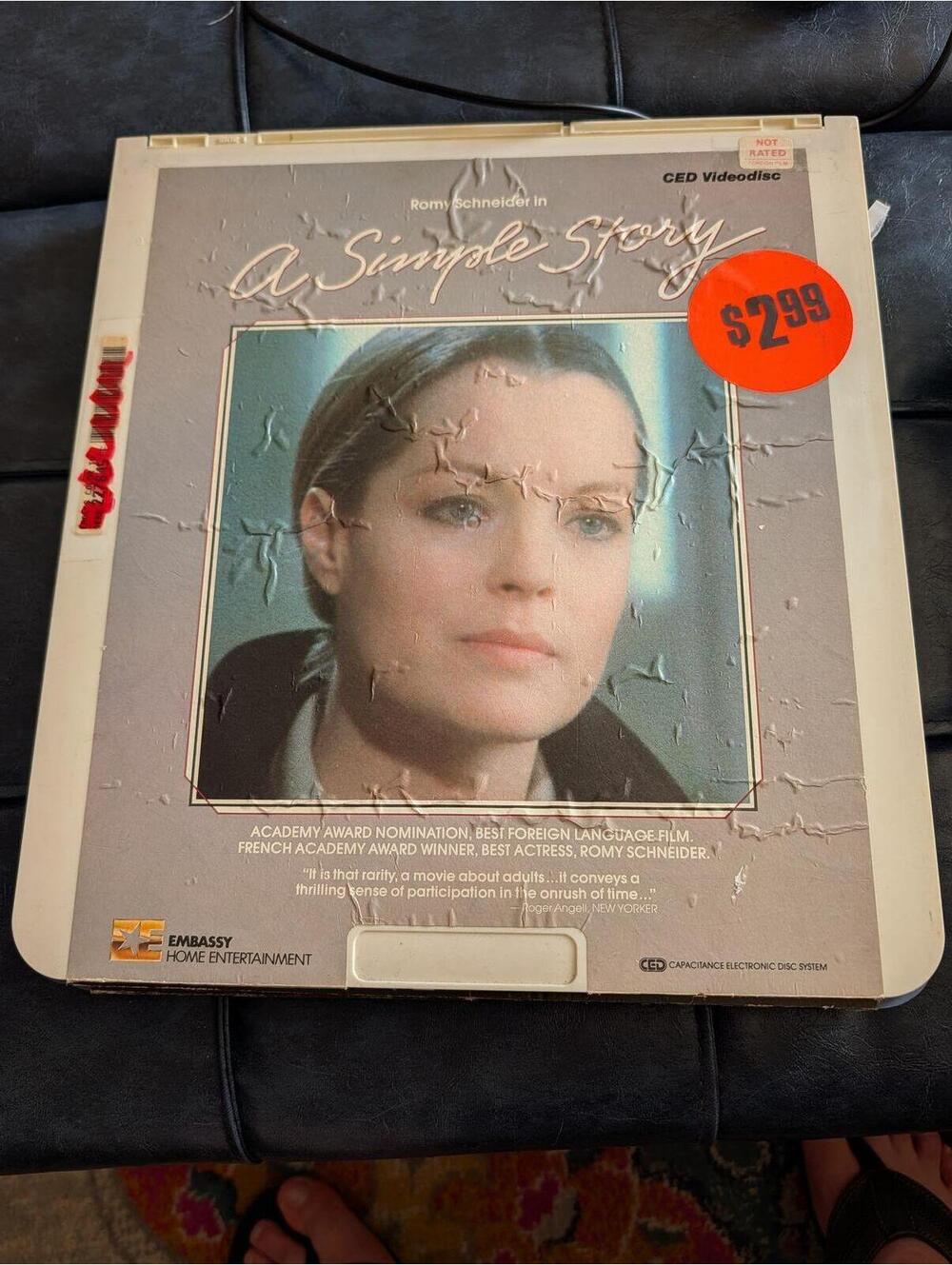 A Simple Story CED Videodisc